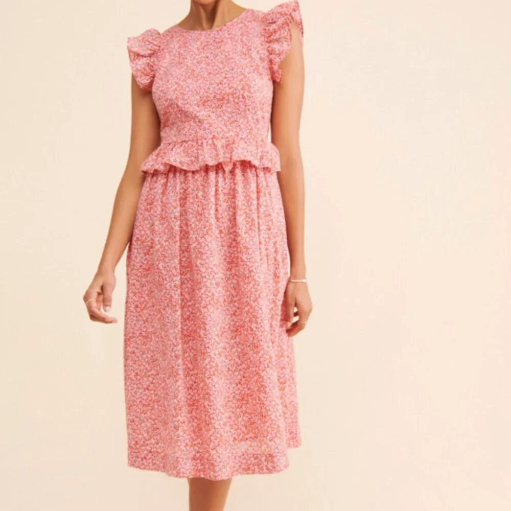 Vero Moda Urba Midi Dress - Picture 2 of 14